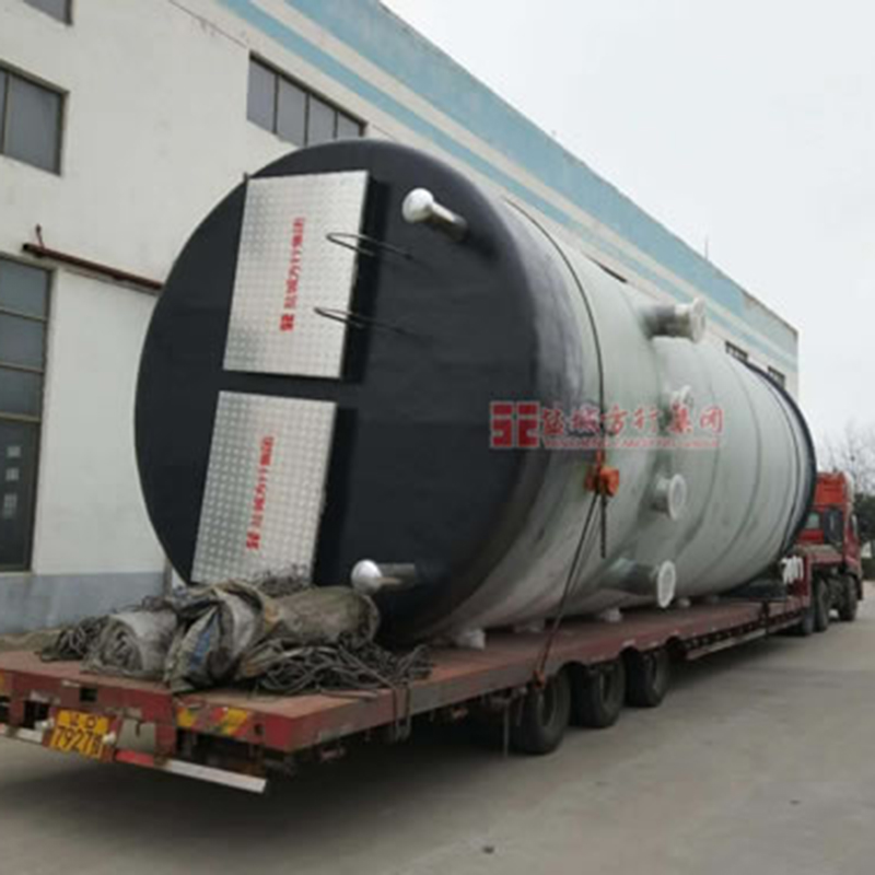 FRP ইন্টিগ্রেটেড prefabricated পাম্প স্টেশন